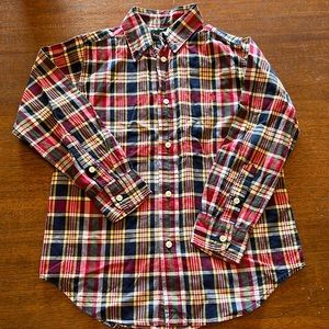 Ralph Lauren boys plaid button down shirt.  Size 5
